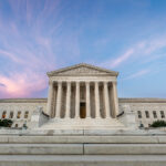 The US Supreme Court Building in Washington, D.C.