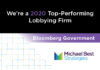 Michael Best Strategies Ranked Among Top Lobbying Firms by Bloomberg Government