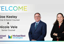 Welcome Joe Keeley and Nicole Vele